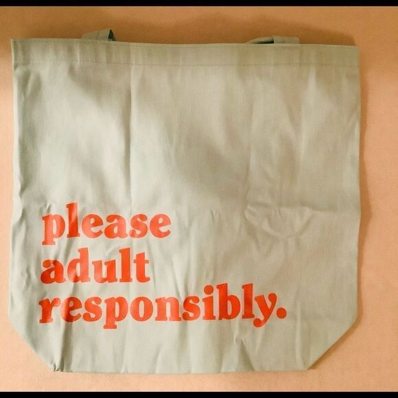 TOTE BAG SINGLE DRUNK FEMALE NWT - Picture 3 of 4